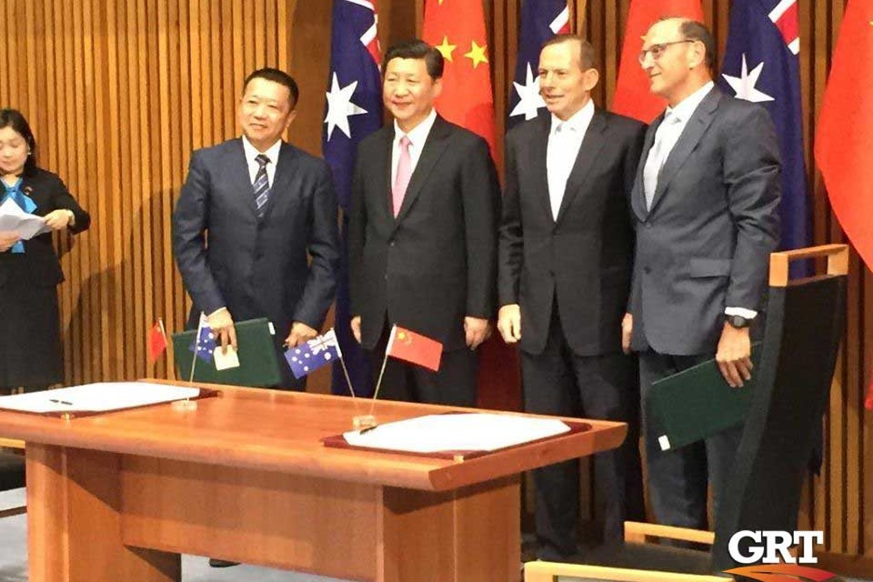China President at Parliament of Australia