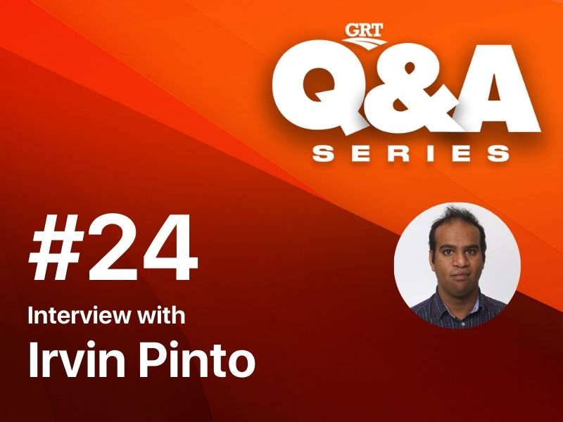 GRT Q&A with Irvin Pinto - Young professionals in pavement preservation