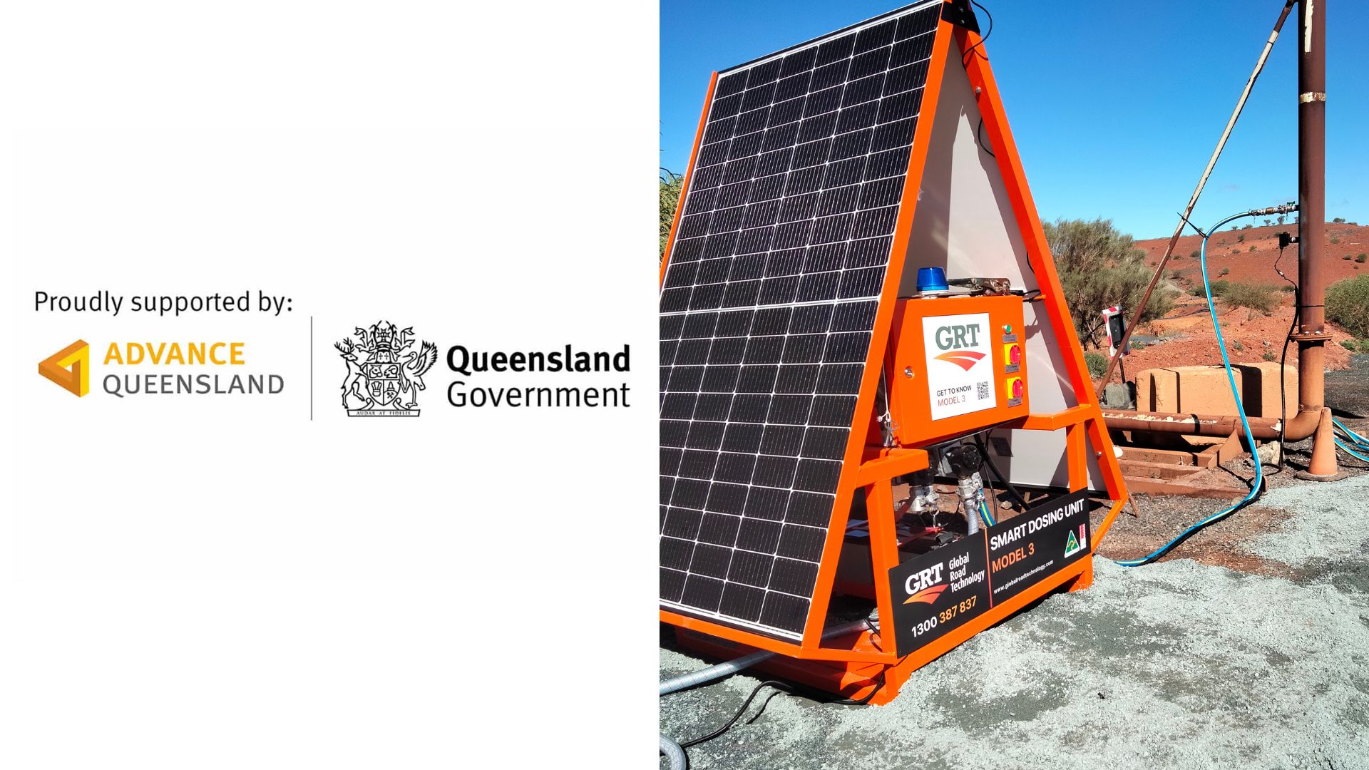 Queensland Government innovation fund backs Global Road Technology’s cutting-edge dust control solution