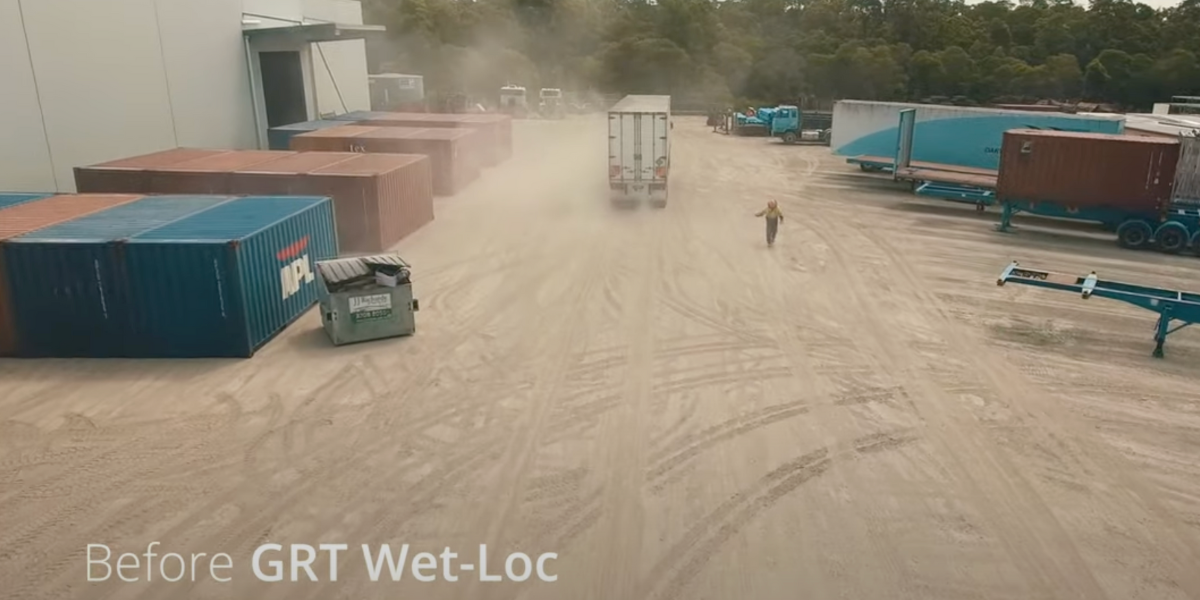 GRT: Wet-Loc for Dust Suppression